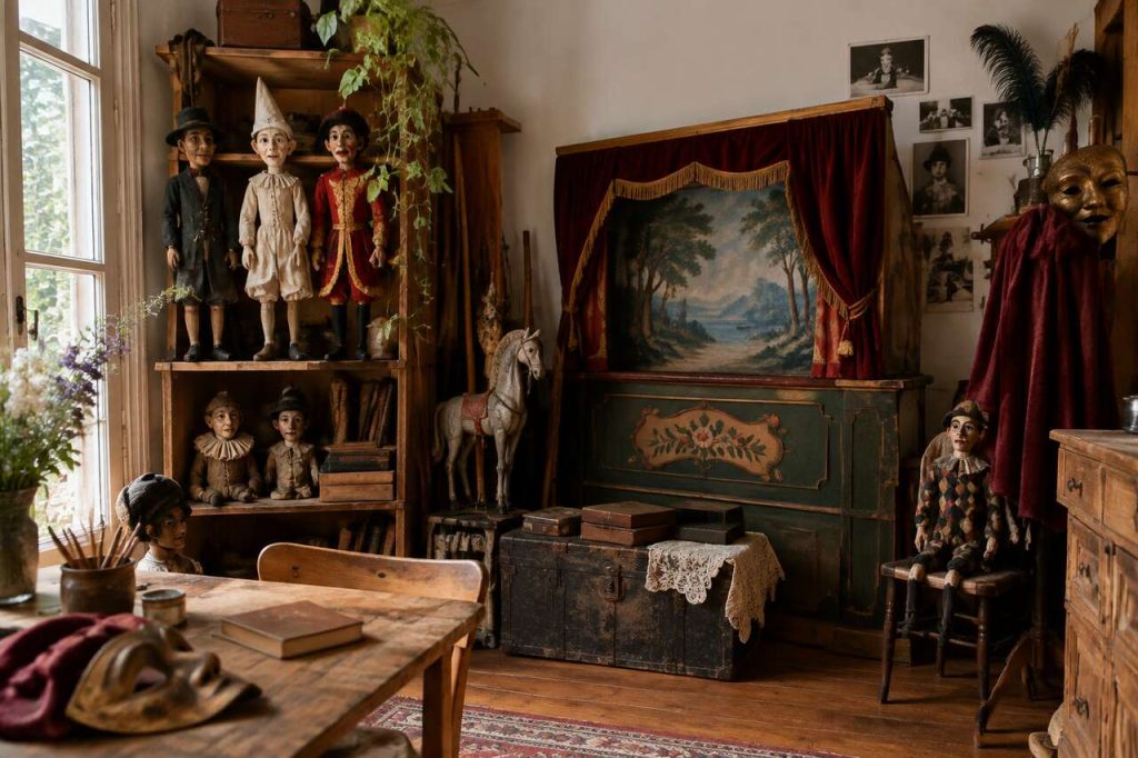 Théâtre et marionnettes autour de Colette à la maison des arts