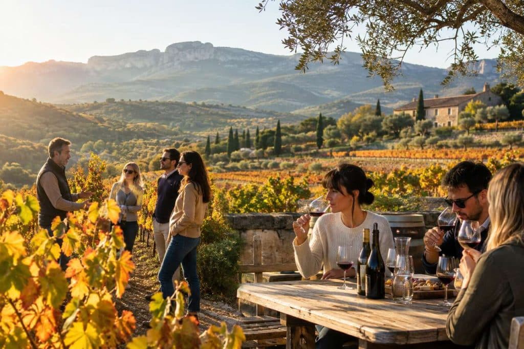 Visite guidée et dégustation au domaine La Font des Pères en octobre
