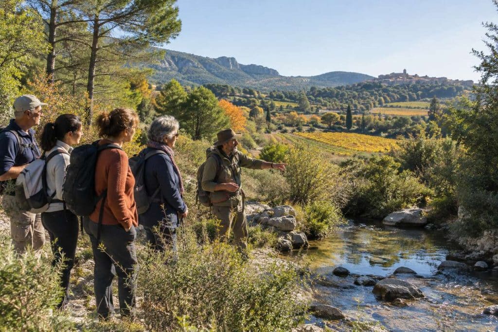 Balade pédagogique sur l’eau et les paysages au Beausset en octobre