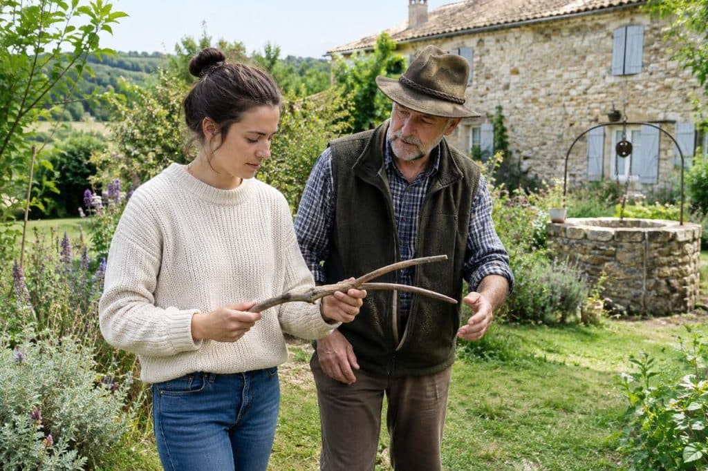 Initiation à la recherche d’eau avec un sourcier à l’écomusée